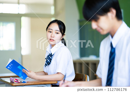 學校生活形像素材 學校生活形像素材 112786176