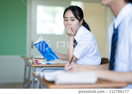 School life image material 112786177