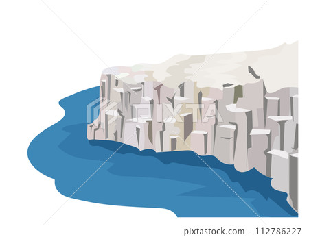 Tojinbo cliff in Fukui prefecture 112786227