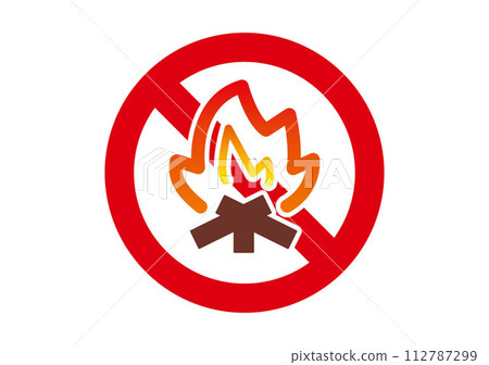 禁止：Bonfire_02 112787299