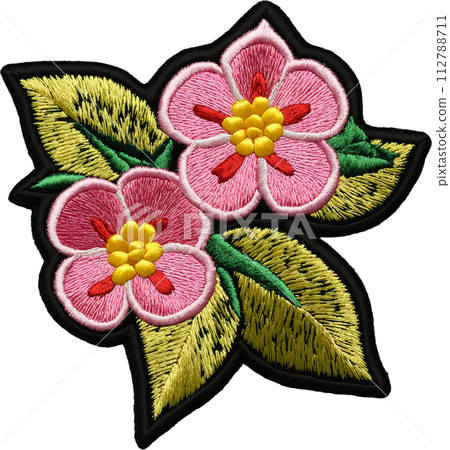 櫻花刺繡圖案 櫻花刺繡圖案 112788711