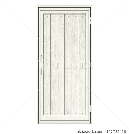 western style white door western style white door 112789418