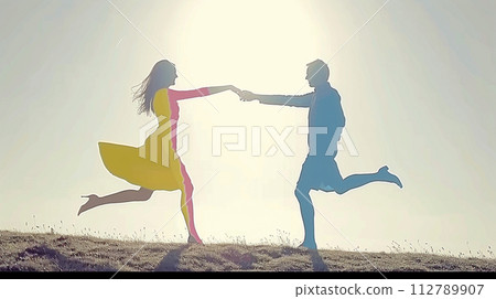 The moment you meet your beloved 112789907