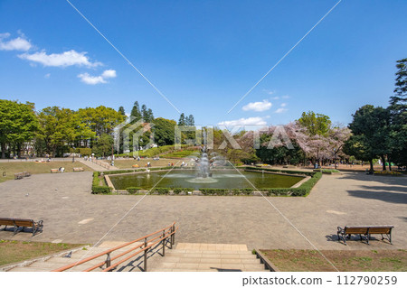 Fountain Square in Setagaya Park, Ikejiri, Setagaya Ward, Tokyo 112790259