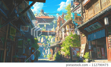 Old townscape 112790473