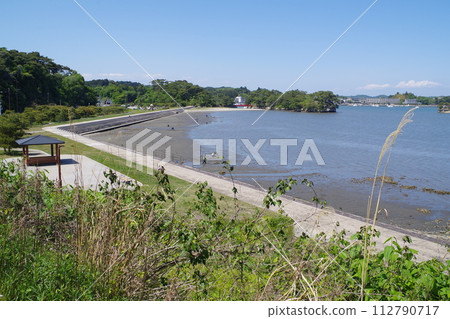 松島波濱海灘的景色 112790717