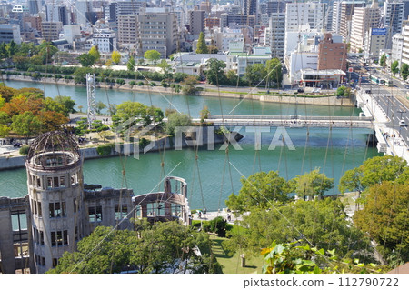 從折鶴塔眺望廣島和平紀念公園 112790722