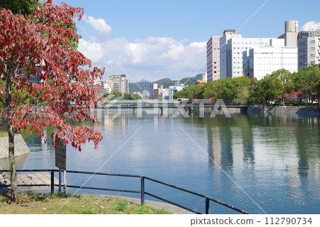 廣島京橋河畔風景 廣島京橋河畔風景 112790734