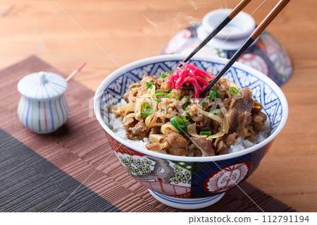 Beef short rib bowl (Beef bowl) Stamina bowl 112791194