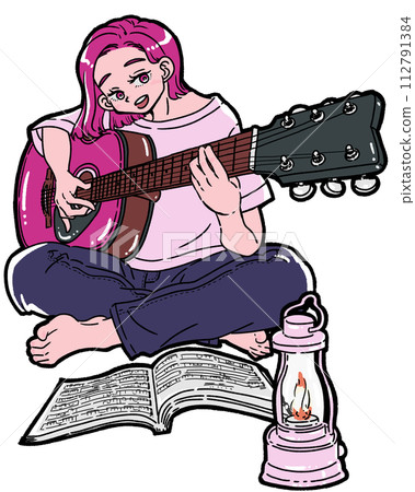 彈吉他的女人 彈吉他的女人 112791384