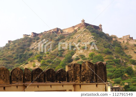 Hill forts in Rajasthan on the outskirts of Jaipur, India Hill forts in Rajasthan on the outskirts of Jaipur, India 112791549