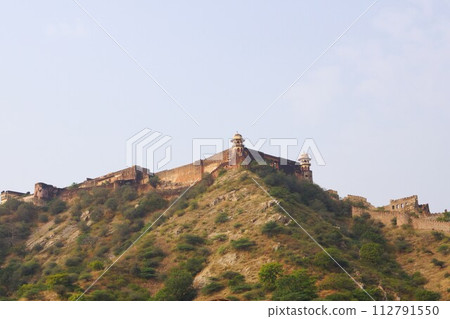 Hill forts in Rajasthan on the outskirts of Jaipur, India Hill forts in Rajasthan on the outskirts of Jaipur, India 112791550