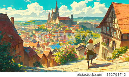 從山頂俯瞰城市 從山頂俯瞰城市 112791742