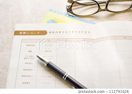 尾註：一本筆記本，可在緊急情況下向家人傳達重要訊息。 112791826