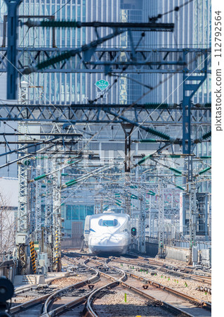 東海道/山陽新幹線到達東京車站 112792564