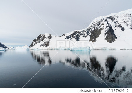 Antarctic landscape near Danco Island Antarctic landscape near Danco Island 112792642