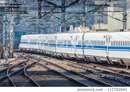 從東京車站出發的東海道/山陽新幹線 從東京車站出發的東海道/山陽新幹線 112792664