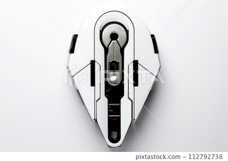 Close-up, Abstract technology digital keyhole ,high tech button, Generative AI 112792738