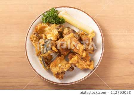 Deep-fried mackerel Tatsuta 112793088