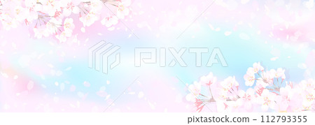 櫻花盛開在春天的春天 櫻花盛開在春天的春天 112793355