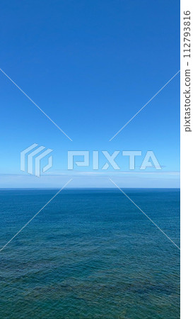blue sea and sky 112793816