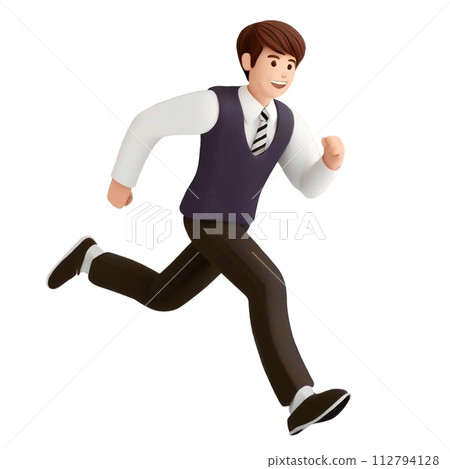 high school boy running 112794128