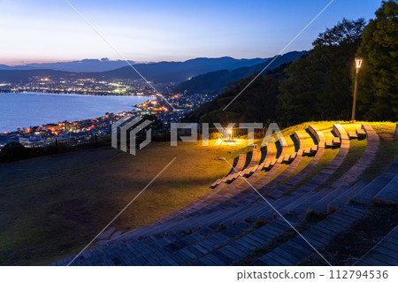 [長野縣]諏訪湖夜景與立石公園景觀 112794536
