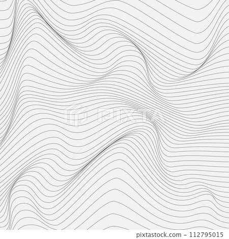 Relief black and white background with optical illusion of distortion. Relief black and white background with optical illusion of distortion. 112795015