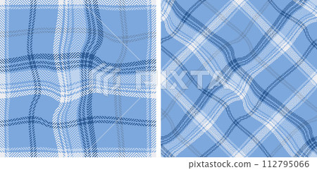 Check plaid seamless set pattern 112795066