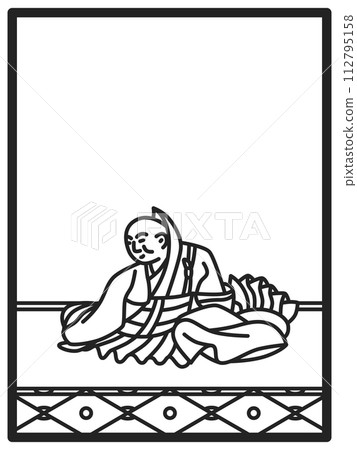 Sojo Hensho 的簡單線條畫百人一集 112795158