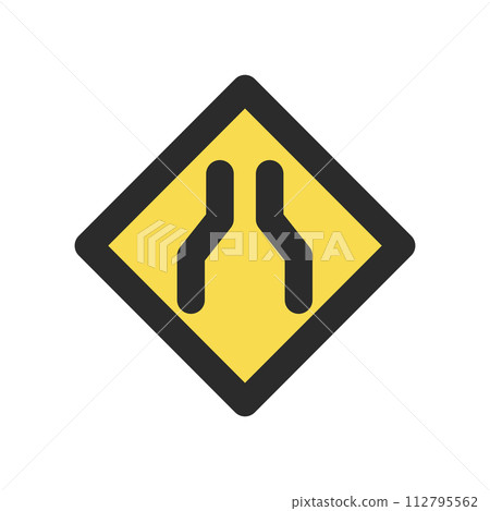 迷你標誌的單色插圖 - 寬度減小 迷你標誌的單色插圖 - 寬度減小 112795562