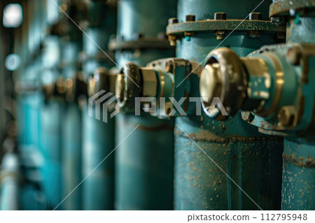 Generative ai on the theme of water filtration system for home, clean soft liquid to drinking 112795948