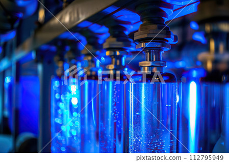 Generative ai on the theme of water filtration system for home, clean soft liquid to drinking 112795949