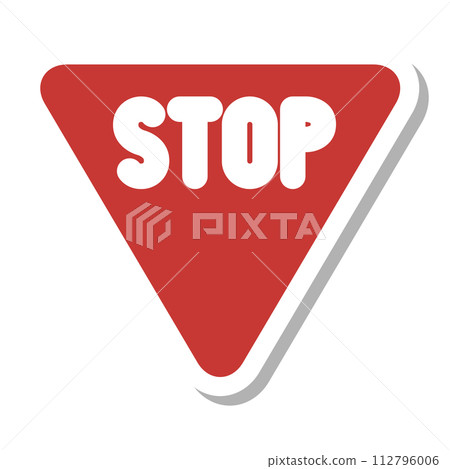 迷你標誌貼紙單品插畫暫停 112796006