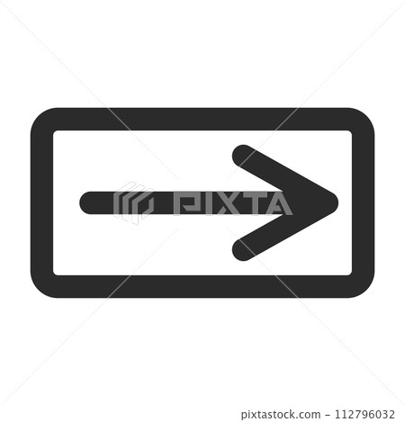 迷你標誌單向線條畫單圖 112796032