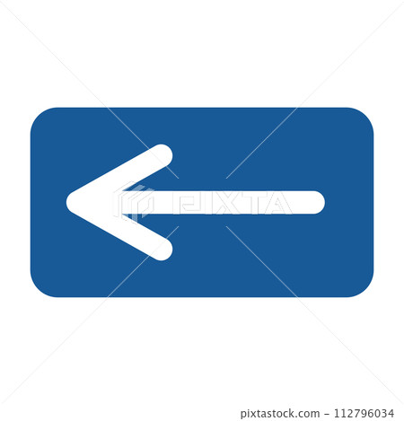 迷你標誌的單色插圖-一種方式 迷你標誌的單色插圖-一種方式 112796034