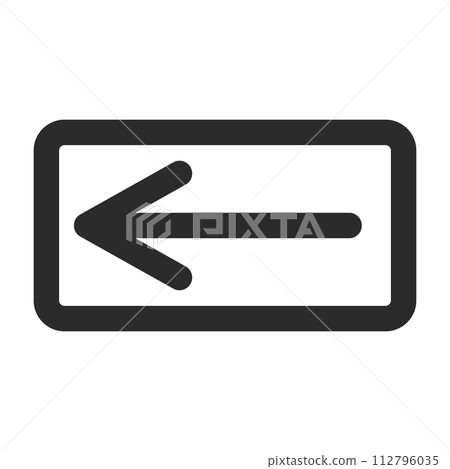 迷你標誌單向線條畫單圖 112796035