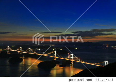 [愛媛縣] 來島海峽大橋 (島波海峽) 燈飾 112796481