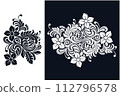 Abstract floral ornament 112796578