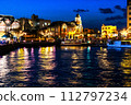Mojiko Harbor Retro Night View 112797234