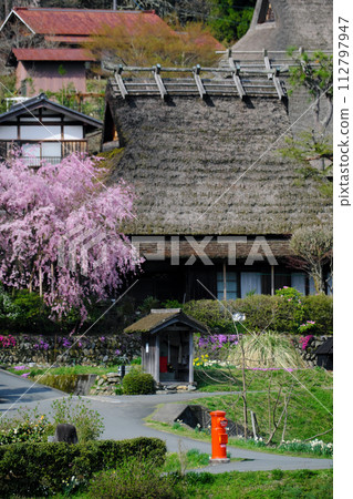 景觀與茅草屋頂信箱 景觀與茅草屋頂信箱 112797947