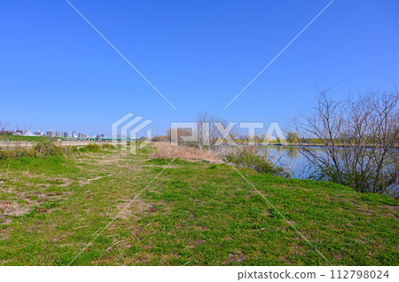 Edogawa riverbed, Shibamata Park, Katsushika Shibamata 112798024
