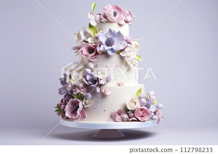 AI-generated content. Big wedding cake. Generative AI AI-generated content. Big wedding cake. Generative AI 112798233
