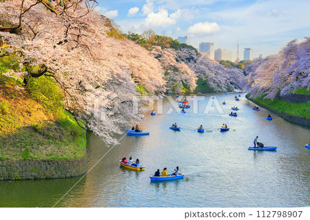 Chidorigafuchi in spring Chidorigafuchi in spring 112798907