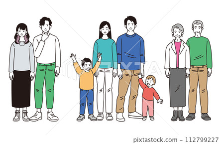 各代簡單插畫 各代簡單插畫 112799227