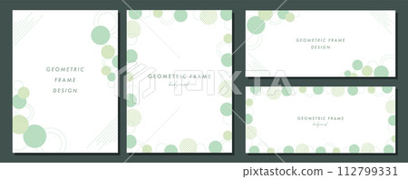 幾何抽象框架材料集背景向量圖簡單時尚 幾何抽象框架材料集背景向量圖簡單時尚 112799331