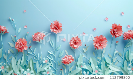 Papercraft carnation Papercraft carnation 112799800