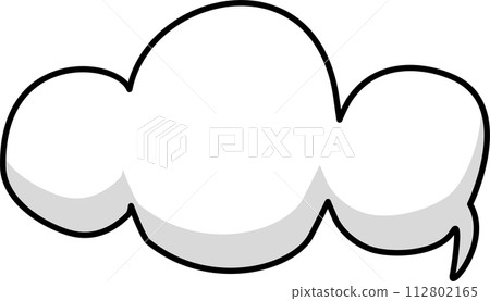 Black and white color speech bubble balloon, icon sticker memo keyword planner text box banner, flat png transparent element design Black and white color speech bubble balloon, icon sticker memo keyword planner text box banner, flat png transparent element design 112802165