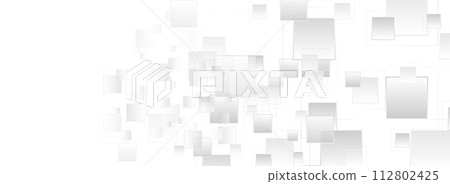 Abstract grey tech geometric background with glossy squares Abstract grey tech geometric background with glossy squares 112802425
