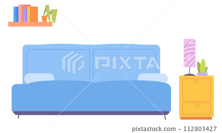 Living room furniture. Cozy home interior decor Living room furniture. Cozy home interior decor 112803427